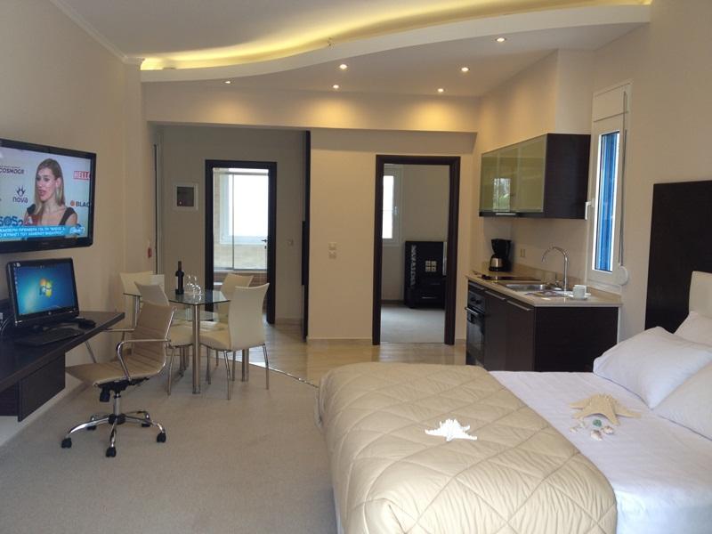 Pearl Bay Hotel Apartments Vrontádos Eksteriør bilde